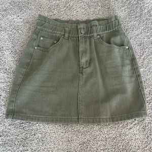 Green skirt. Brand newberry custom